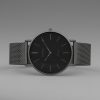OOZOO Vintage Uhr Titangrau/Schwarz 32mm
